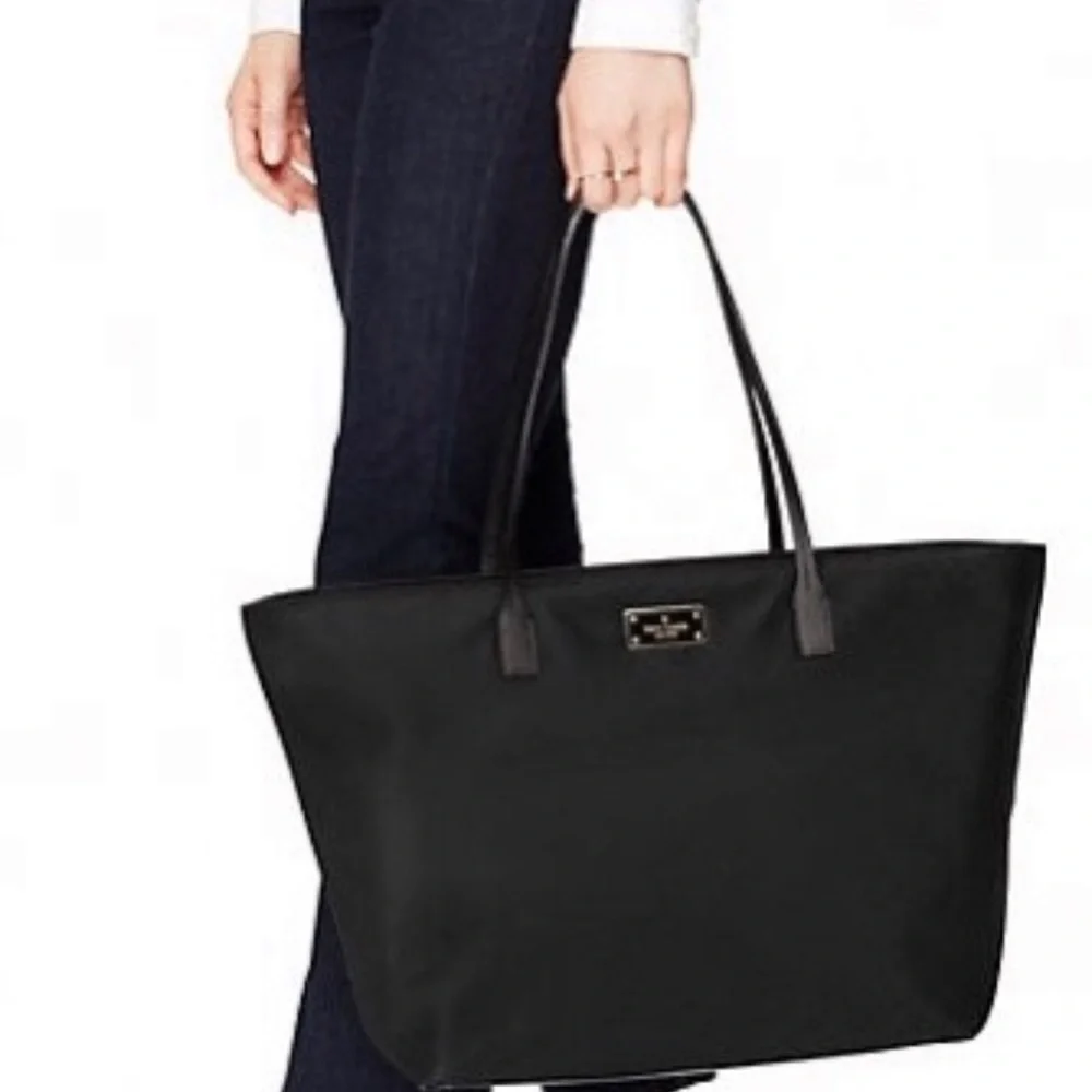 NWT Kate Spade Black Avenue Margareta Tote - Picture 2 of 3